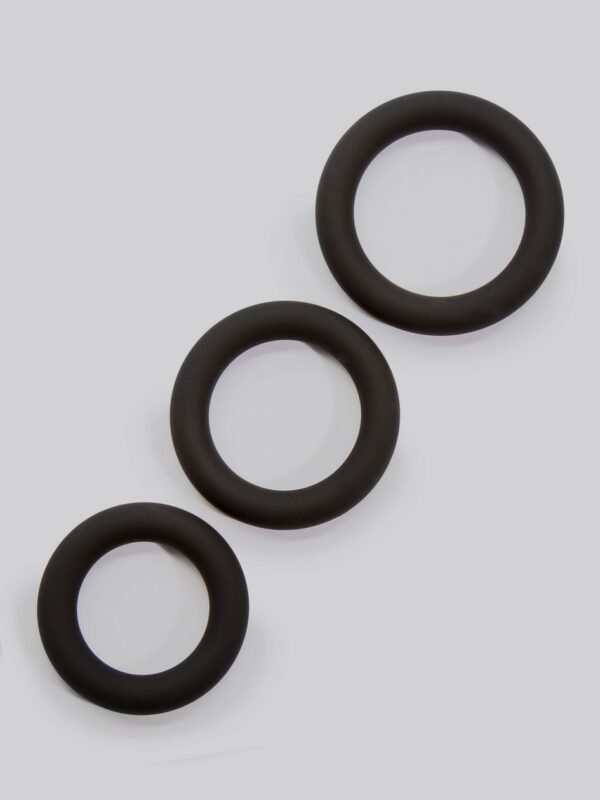 Get Hard Extra Thick Silicone Cock Ring Set (3 Count)