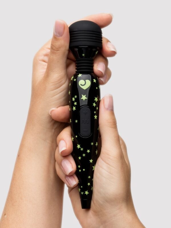 Glow-in-the-Dark Deluxe Mini Massage Wand Vibrator
