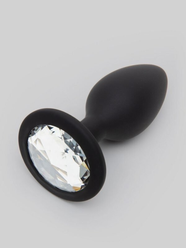 Jewelled Silicone Butt Plug 3 Inch