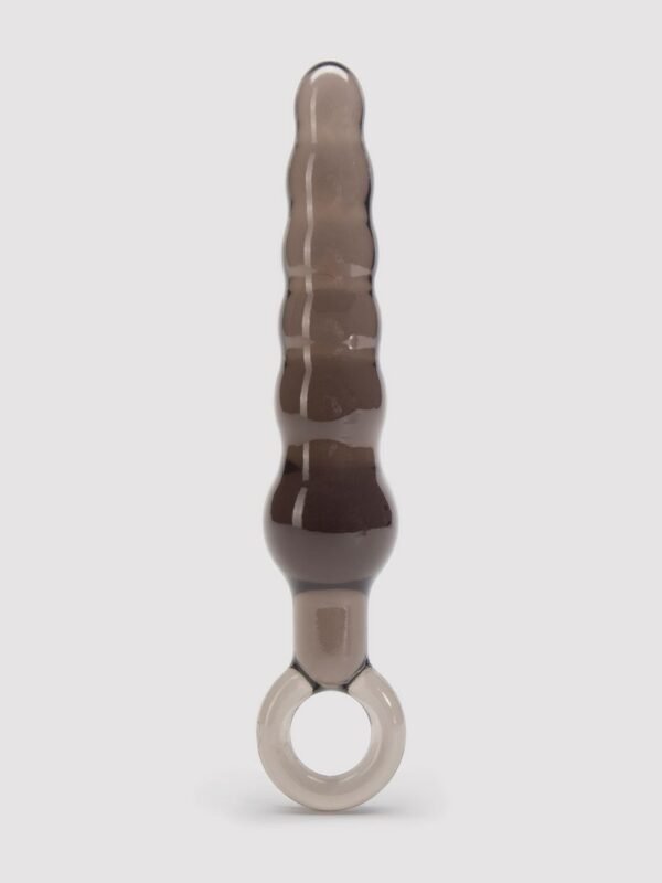 BASICS Beaded Anal Prober with Finger Loop 5.25 Inch
