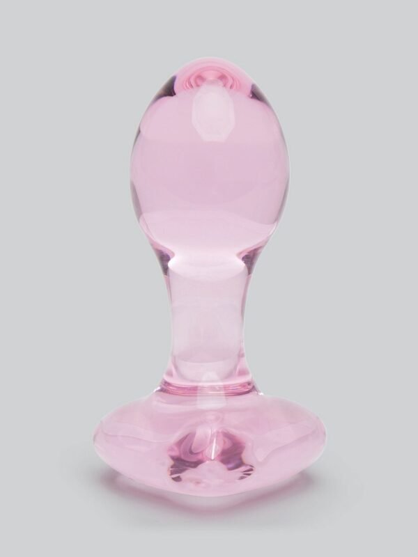 Small Heart Glass Butt Plug 3 Inch - 图片 2