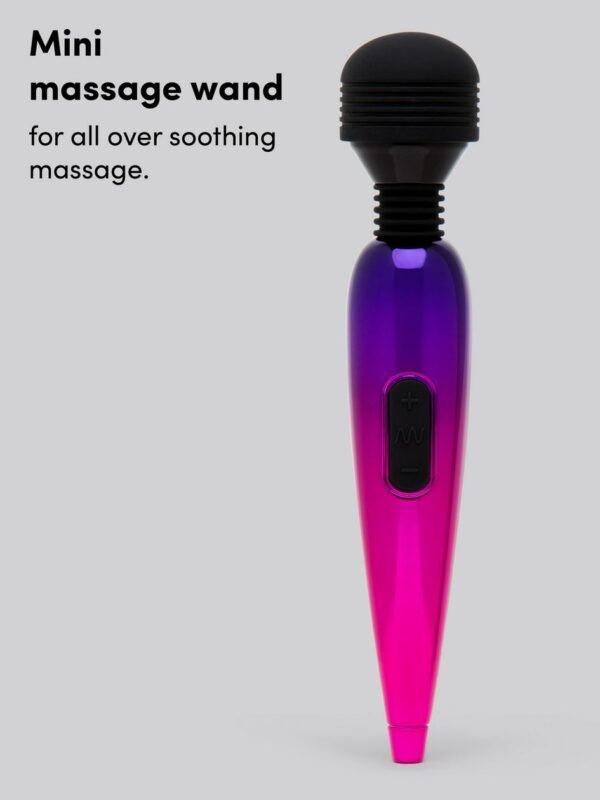 Deluxe Rechargeable Mini Metallic Massage Wand Vibrator - 图片 2