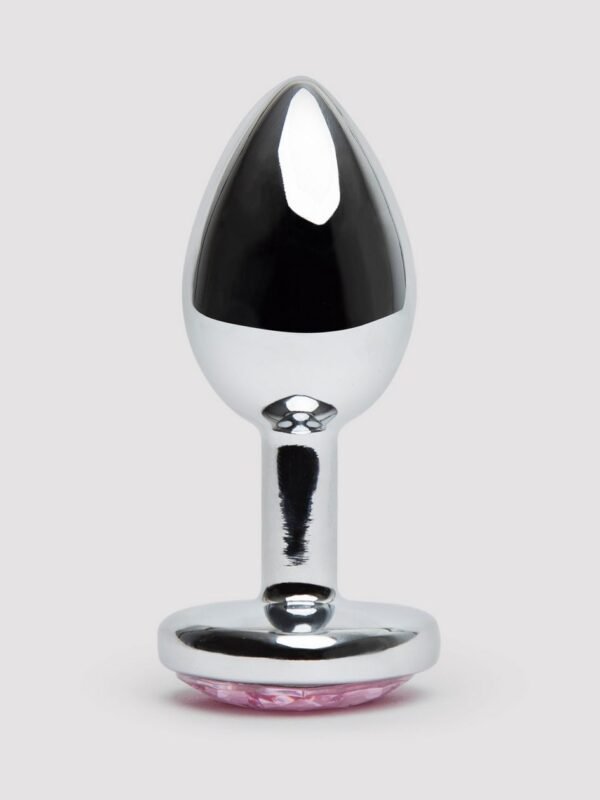 Jeweled Heart Metal Butt Plug 2.5 Inch - 图片 3