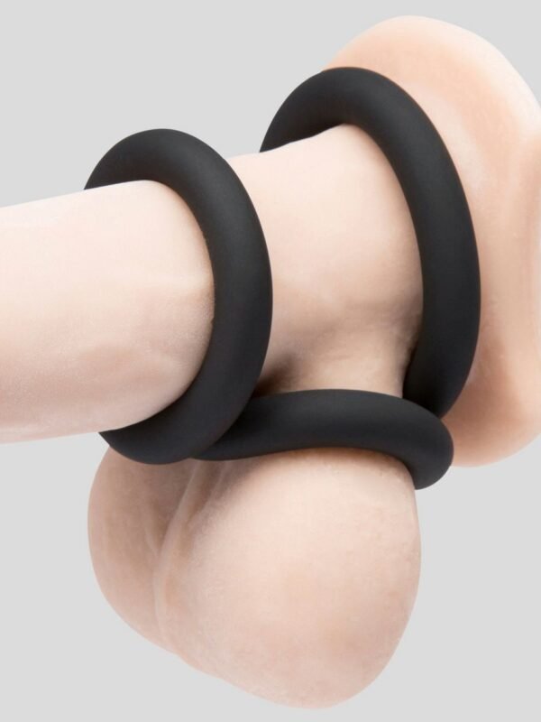 Get Hard Extra Thick Silicone Cock Ring Set (3 Count) - 图片 3