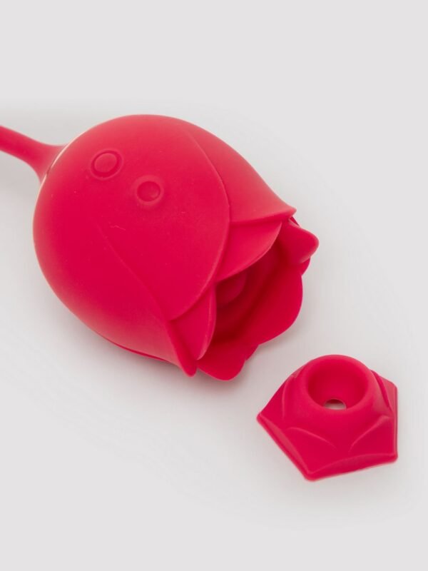 Power Petal 2-in-1 Clitoral Suction Stimulator with Thrusting Egg Vibrator - 图片 3