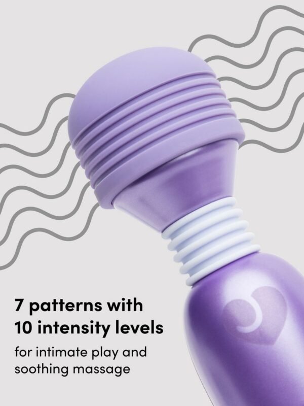 Deluxe Rechargeable Mini Massage Wand Vibrator - 图片 3