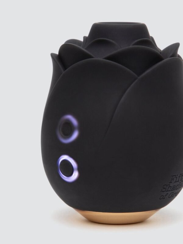 Fifty Shades of Grey Black Rose Silicone Clitoral Suction Stimulator - 图片 3