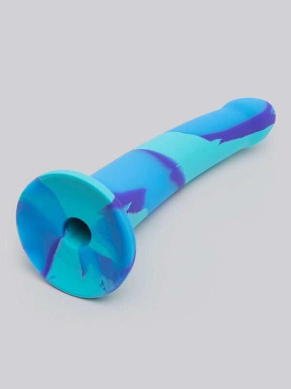 Air and Water Curved Silicone Suction Cup Dildo 7 Inch - 图片 3