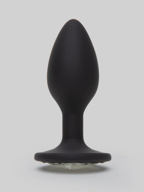 Jewelled Silicone Butt Plug 3 Inch - 图片 3