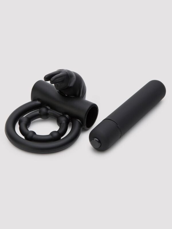 Bionic Bullet 5 Function Vibrating Rabbit Cock Ring - 图片 3