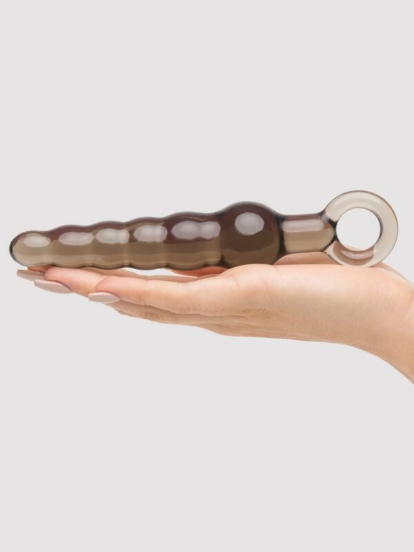 BASICS Beaded Anal Prober with Finger Loop 5.25 Inch - 图片 3
