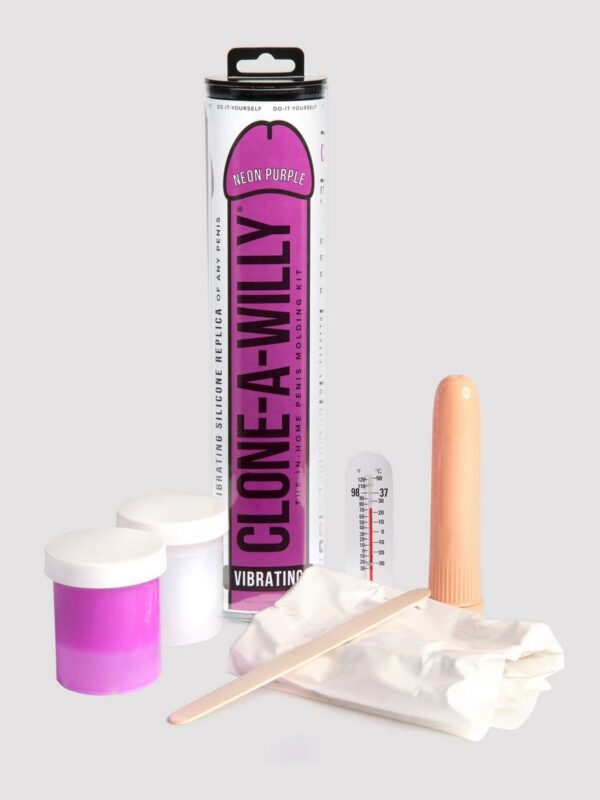 Clone-A-Willy Vibrator Molding Kit Neon Purple - 图片 3