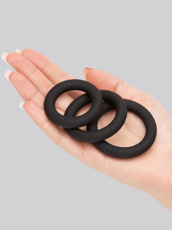 Get Hard Extra Thick Silicone Cock Ring Set (3 Count) - 图片 4