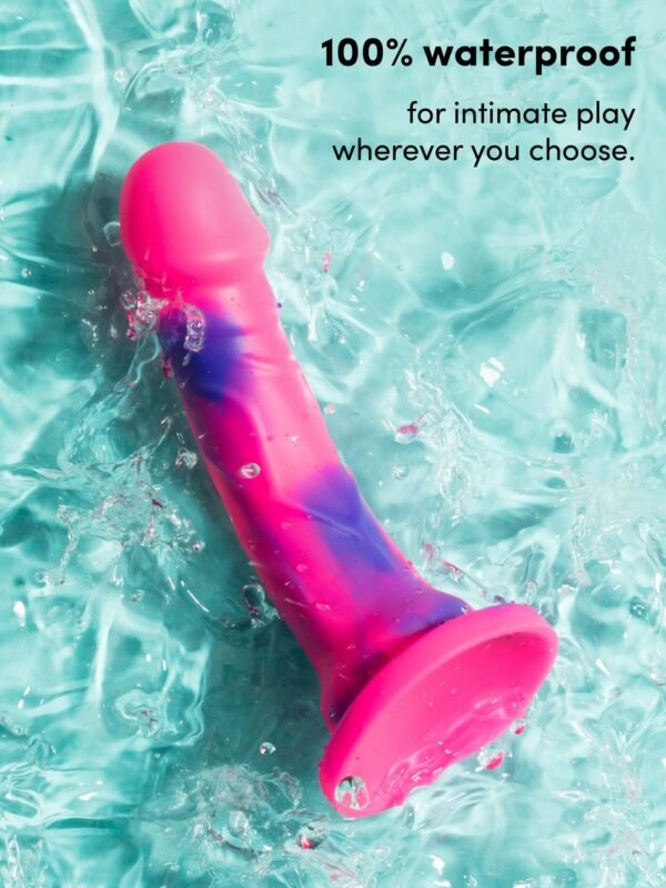 Lifelike Lover Luxe Realistic Multicoloured Silicone Dildo 7 Inch - 图片 4