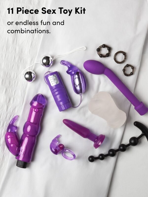 Wild Weekend Mega Couple's Sex Toy Kit (11 Piece) - 图片 4