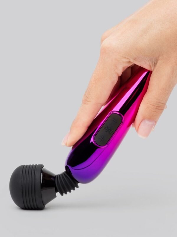 Deluxe Rechargeable Mini Metallic Massage Wand Vibrator - 图片 4