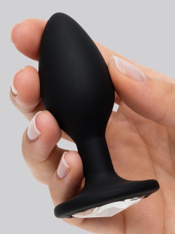 Jewelled Silicone Butt Plug 3 Inch - 图片 4