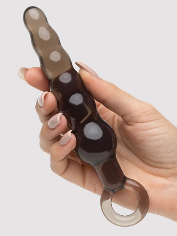 BASICS Beaded Anal Prober with Finger Loop 5.25 Inch - 图片 4