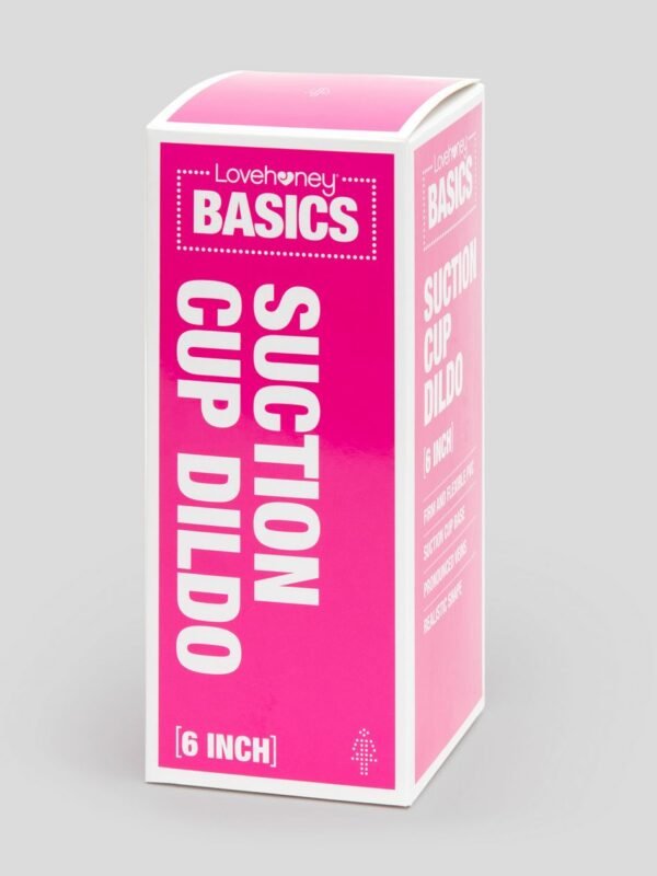 BASICS Clear Suction Cup Dildo 6 Inch - 图片 5