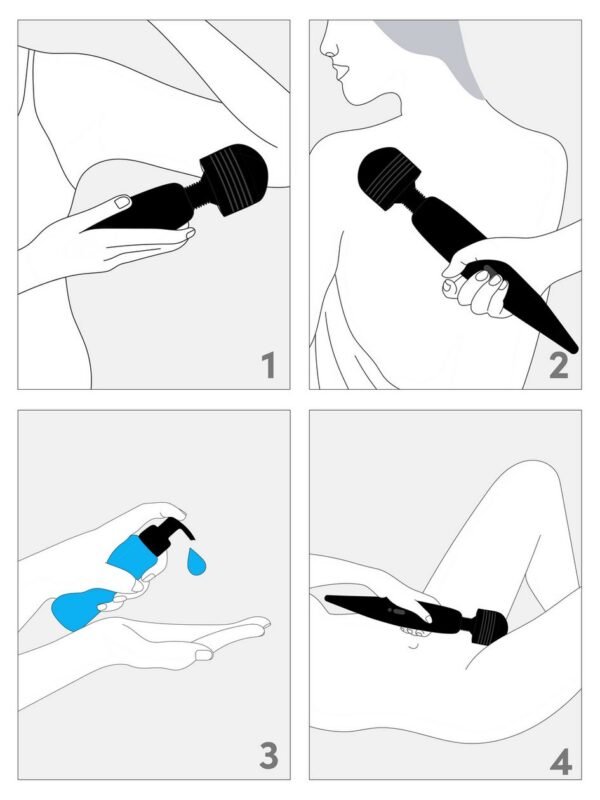 Classic Wand Rechargeable Extra Powerful Multispeed Wand Vibrator - 图片 6
