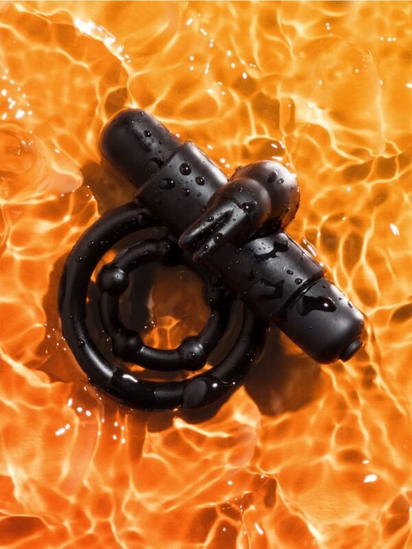 Bionic Bullet 5 Function Vibrating Rabbit Cock Ring - 图片 6