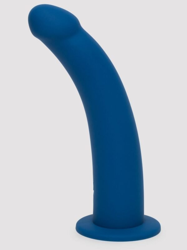 Curved Silicone Suction Cup Dildo 9 Inch