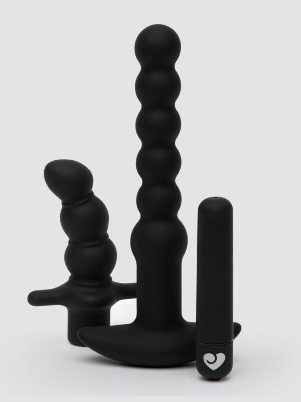 Booty Wonderland Vibrating Anal Beads Set