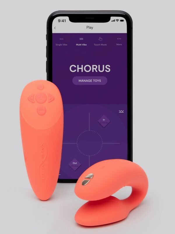 We-Vibe Chorus App and Remote Controlled Rechargeable Couple's Vibrator