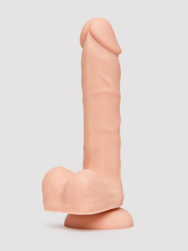 Lifelike Lover Classic Dual-Density Silicone Dildo with Balls 8 inch - Flesh Pink