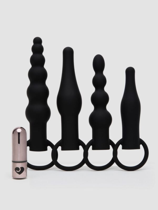 The Booty Bunch Rechargeable Vibrating Butt Plug Set (5 Piece)