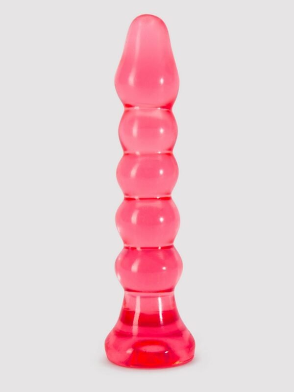 Doc Johnson Crystal Jellies Ribbed Anal Starter Dildo 5 Inch