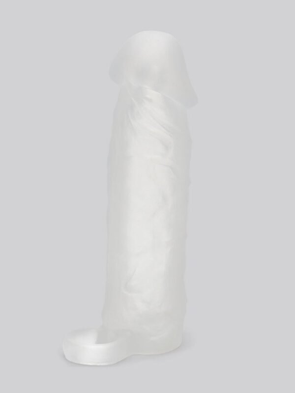Mega Mighty 1 Extra Inch Silicone Penis Extender Clear