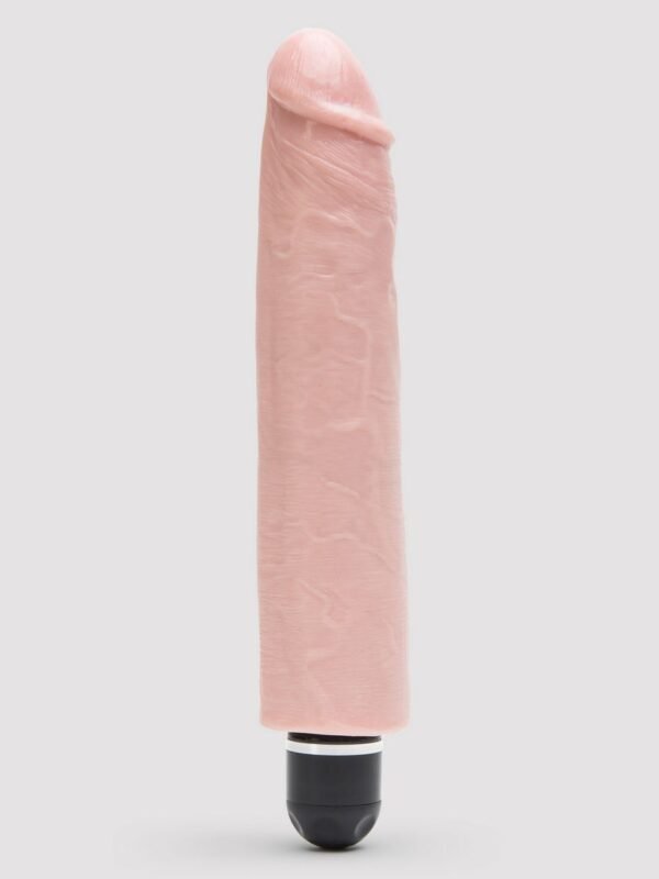 King Cock Extra Quiet Realistic Dildo Vibrator 10 Inch