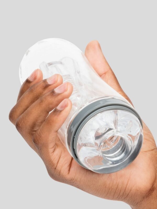 Heads Up Clear Textured Stroker Cup
