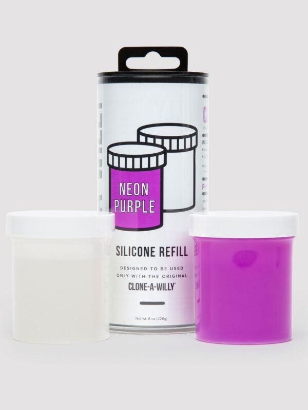 Clone-A-Willy Neon Purple Silicone Refill