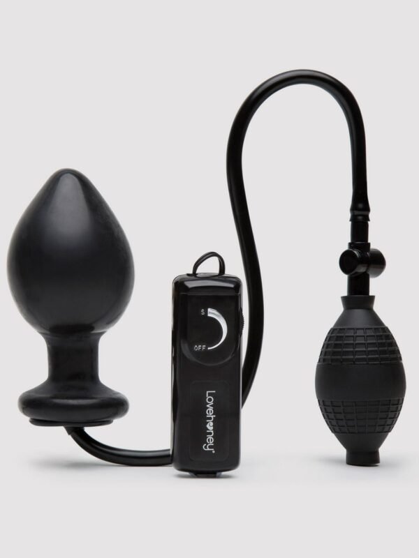 Vibrating Inflatable Butt Plug 4.5 Inch - 图片 2