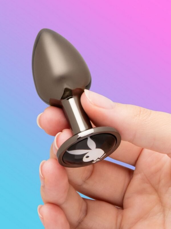 Playboy Tux Small 2.5 Inch Metal Butt Plug - 图片 2