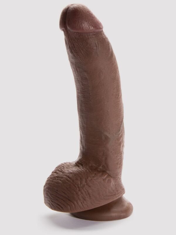 King Cock Ultra Realistic Suction Cup Dildo with Balls 8 Inch - 图片 2