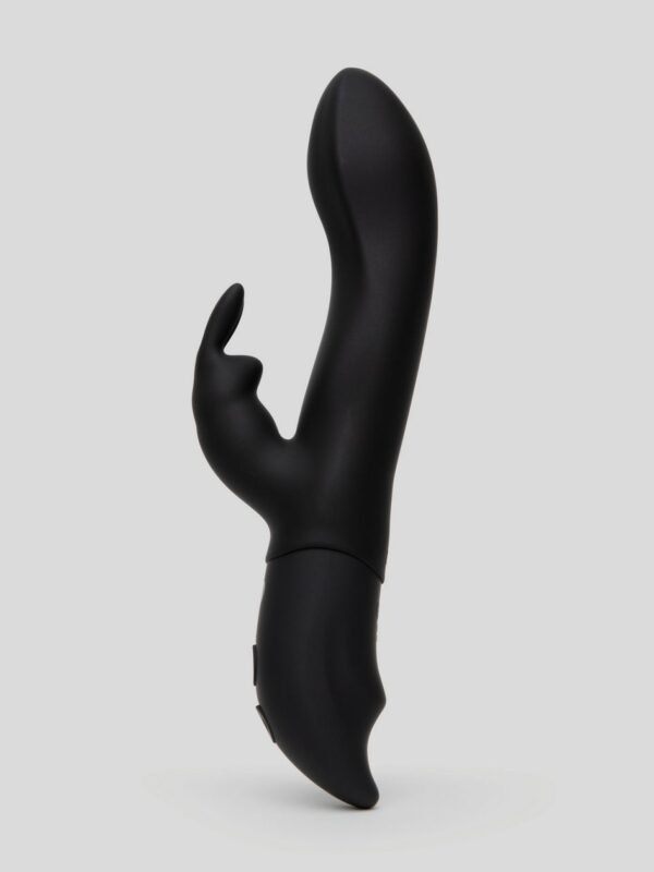 Bigs Bunny Girthy Rechargeable Rabbit Vibrator - Black - 图片 2