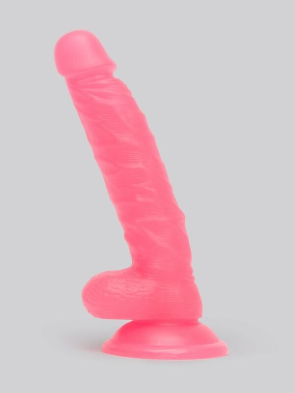 BASICS Glow In the Dark Realistic Suction Cup Dildo 8 Inch - 图片 2