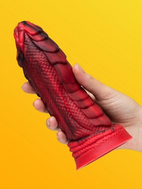 Pleasure Quest Girthy Fire Dragon Dildo - 图片 2