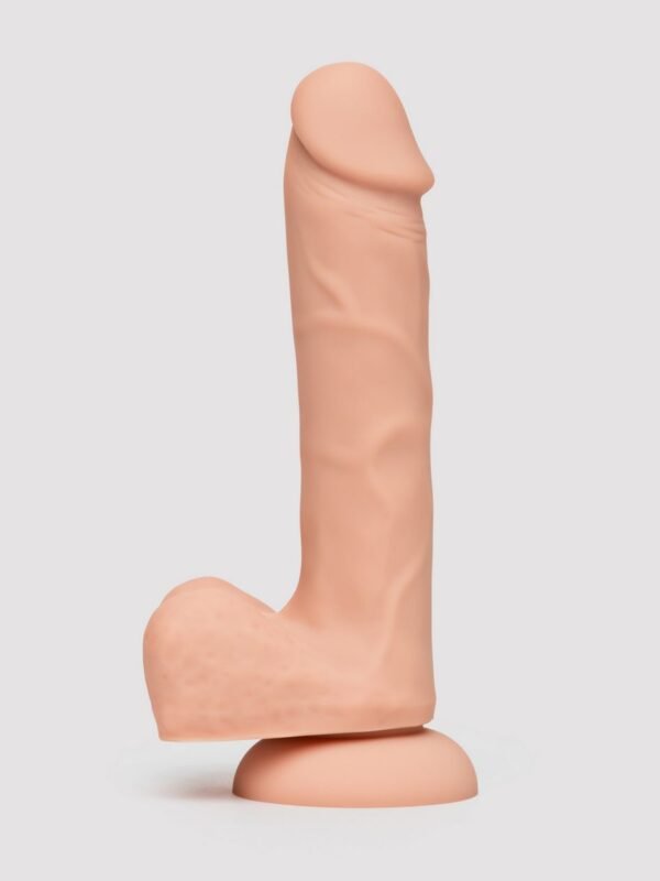 Lifelike Lover Classic Dual-Density Silicone Dildo with Balls 8 inch - Flesh Pink - 图片 2