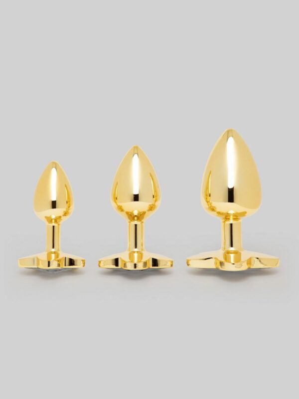 Star Power Jeweled Metal Butt Plug Set (3 Piece) - 图片 2