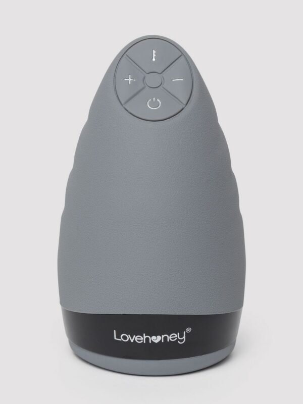 Hot Shot Rechargeable Warming Silicone Male Masturbator - 图片 2