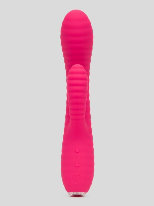 Ripple Rabbit Rechargeable Silicone Ribbed Rabbit Vibrator - 图片 2
