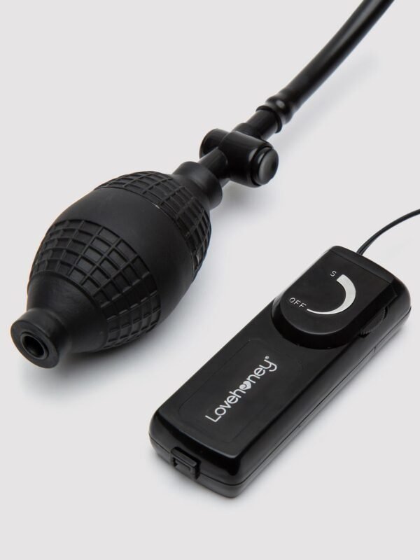 Vibrating Inflatable Butt Plug 4.5 Inch - 图片 3