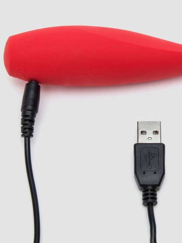 Red Hot Rechargeable Silicone Flickering Tongue Vibrator - 图片 3