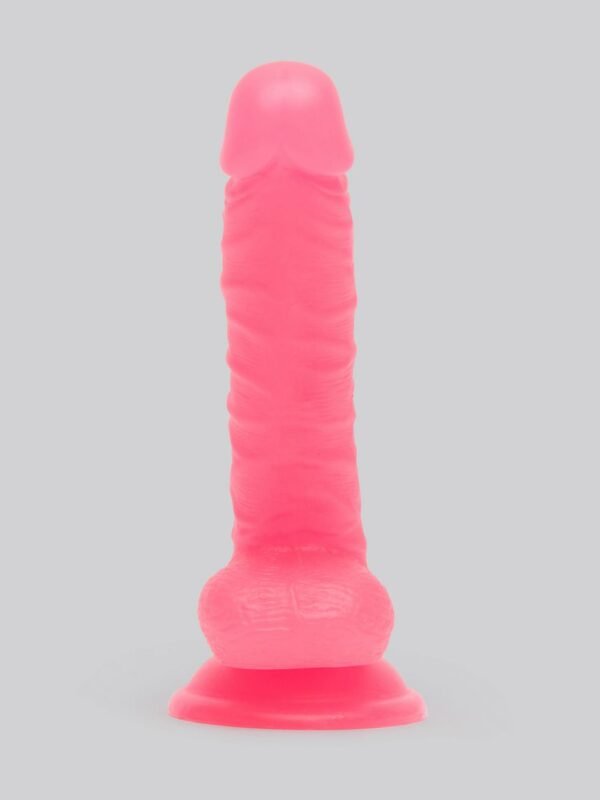 BASICS Glow In the Dark Realistic Suction Cup Dildo 8 Inch - 图片 3