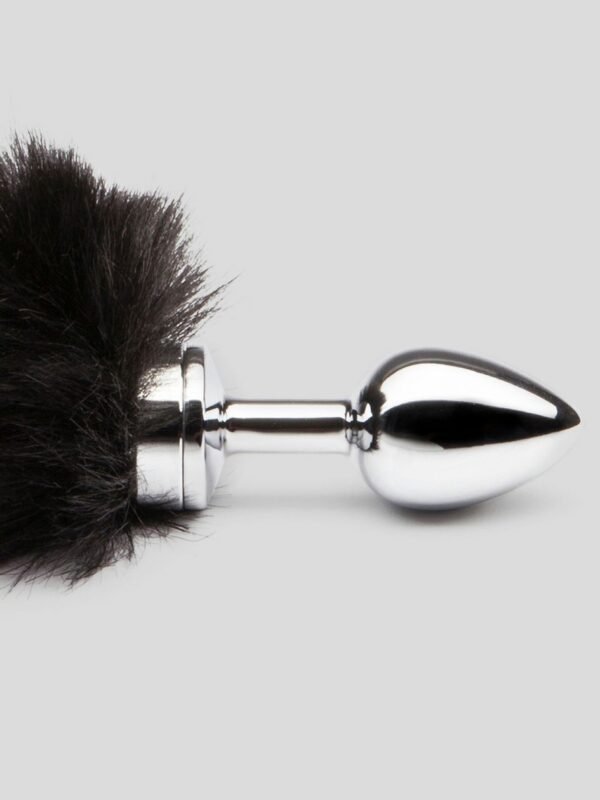 DOMINIX Deluxe Stainless Steel Medium Faux Fur Animal Tail Butt Plug - 图片 3