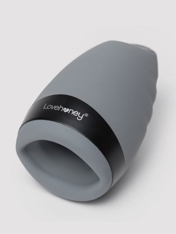 Hot Shot Rechargeable Warming Silicone Male Masturbator - 图片 3
